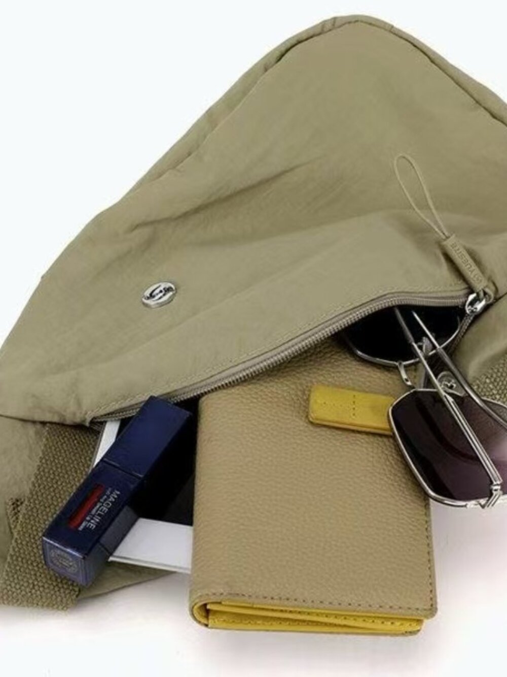 Anti-Theft Sling Crossbody Bag Women RFID Blocking Lockable Zipper - Picture 3 of 10